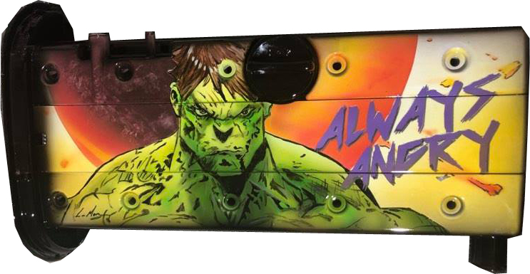 Hulk always angry engine cover